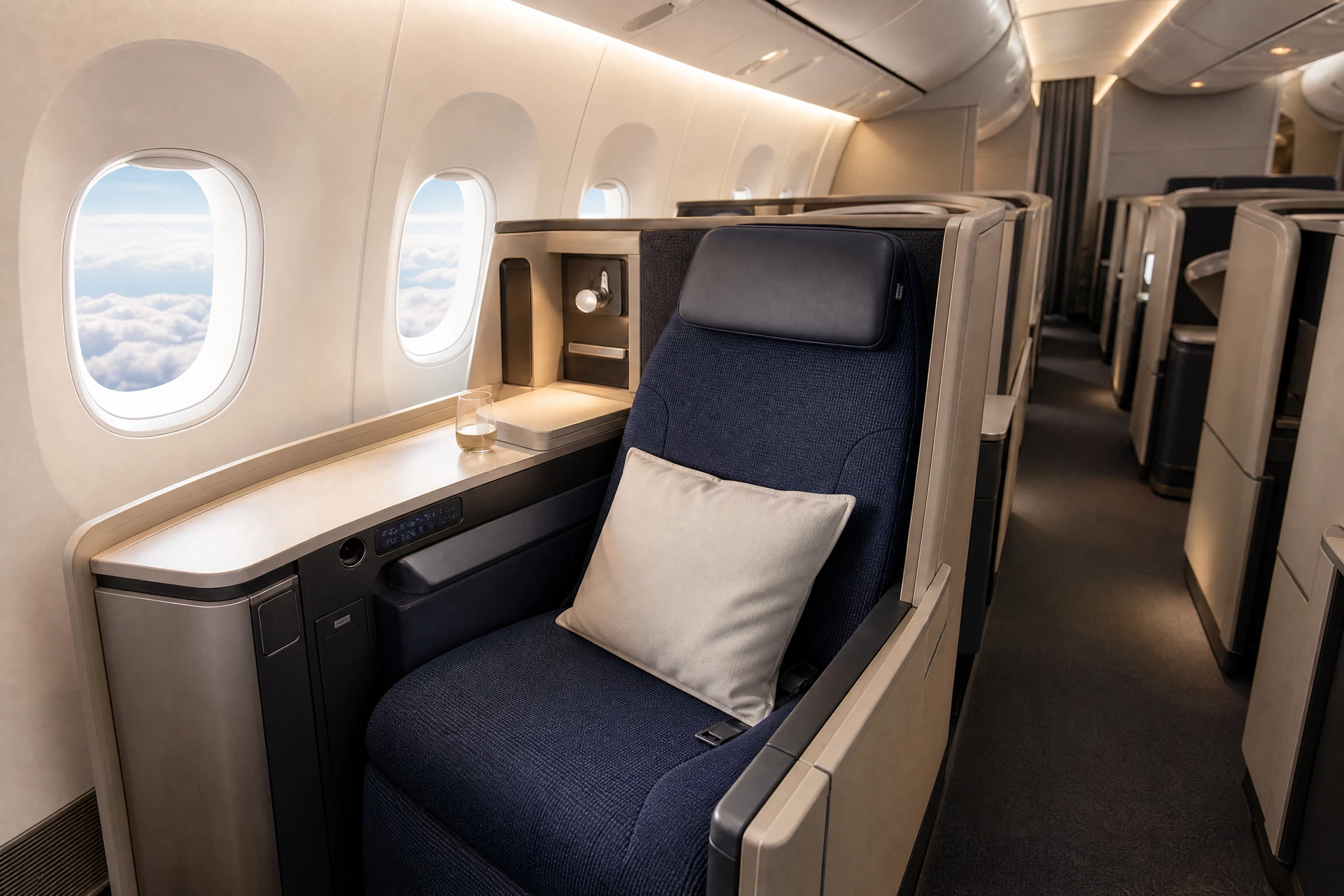 Cabin Thương gia China Southern Airlines đi Mỹ