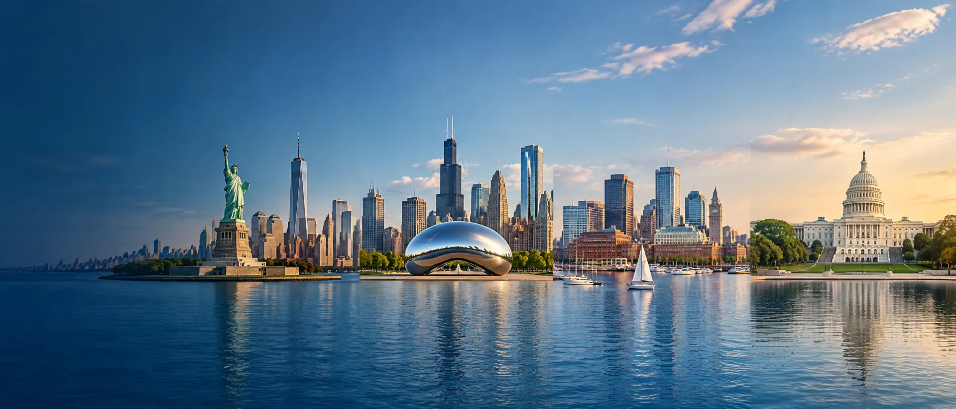 Toàn cảnh các điểm đến New York, Chicago, Boston và Washington DC tại Hoa Kỳ