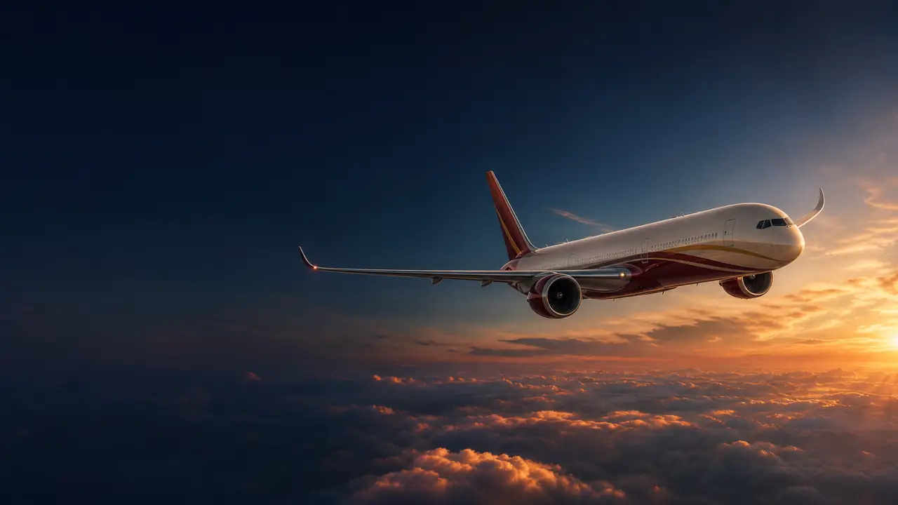 Máy bay và tiếp viên tại sân bay quốc tế cho hành trình Emirates đi Mỹ