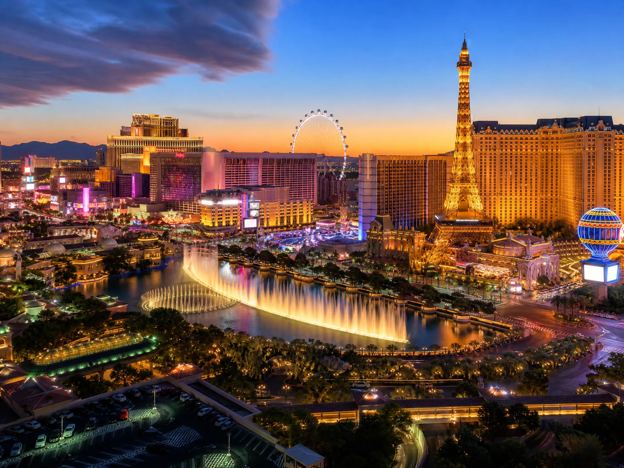 Las Vegas về đêm tại Las Vegas — hình 2 trong thư viện điểm đến
