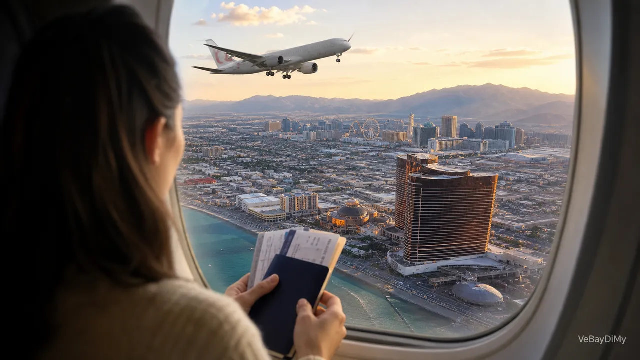 Ảnh minh họa: Vé máy bay China Airlines đi Las Vegas: Cách chuẩn bị hành trình từ Việt Nam