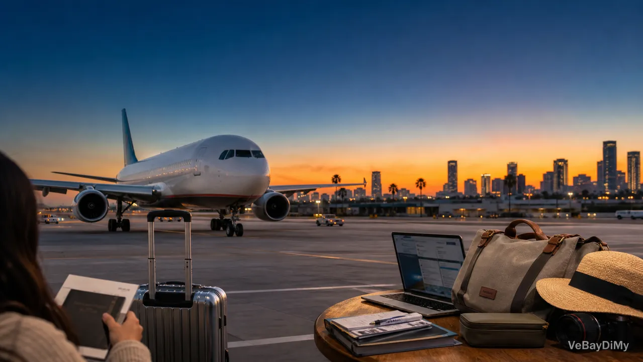 Ảnh minh họa: Vé máy bay EVA Air đi Los Angeles: cách chuẩn bị hành trình từ Việt Nam
