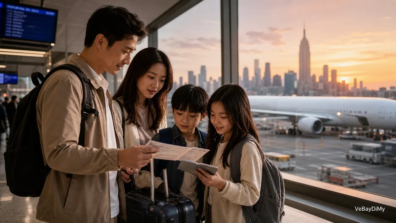 Ảnh minh họa: Vé máy bay EVA Air đi New York: checklist đặt vé và kiểm tra chặng bay