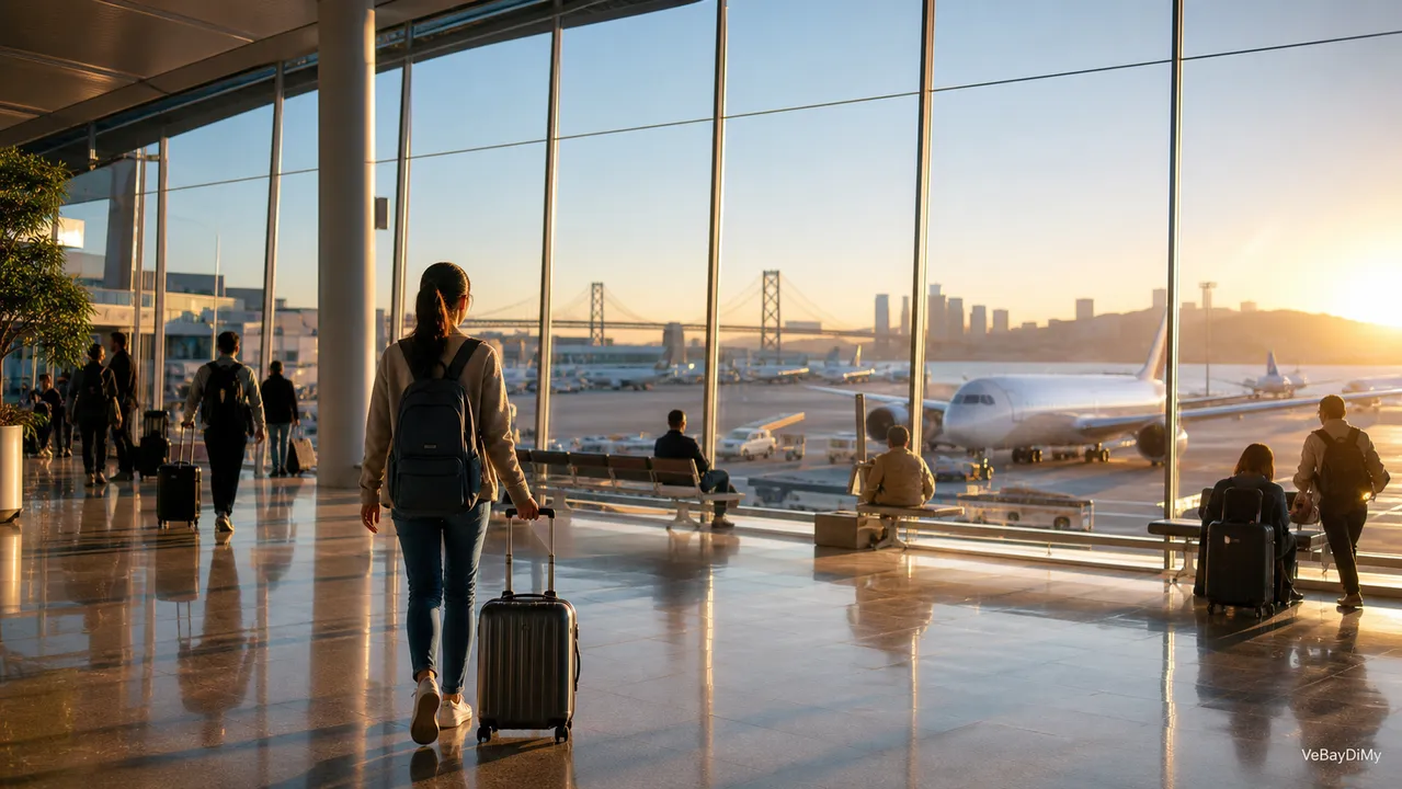 Ảnh minh họa: Vé máy bay China Eastern đi San Francisco: kiểm tra hành trình và điều kiện vé