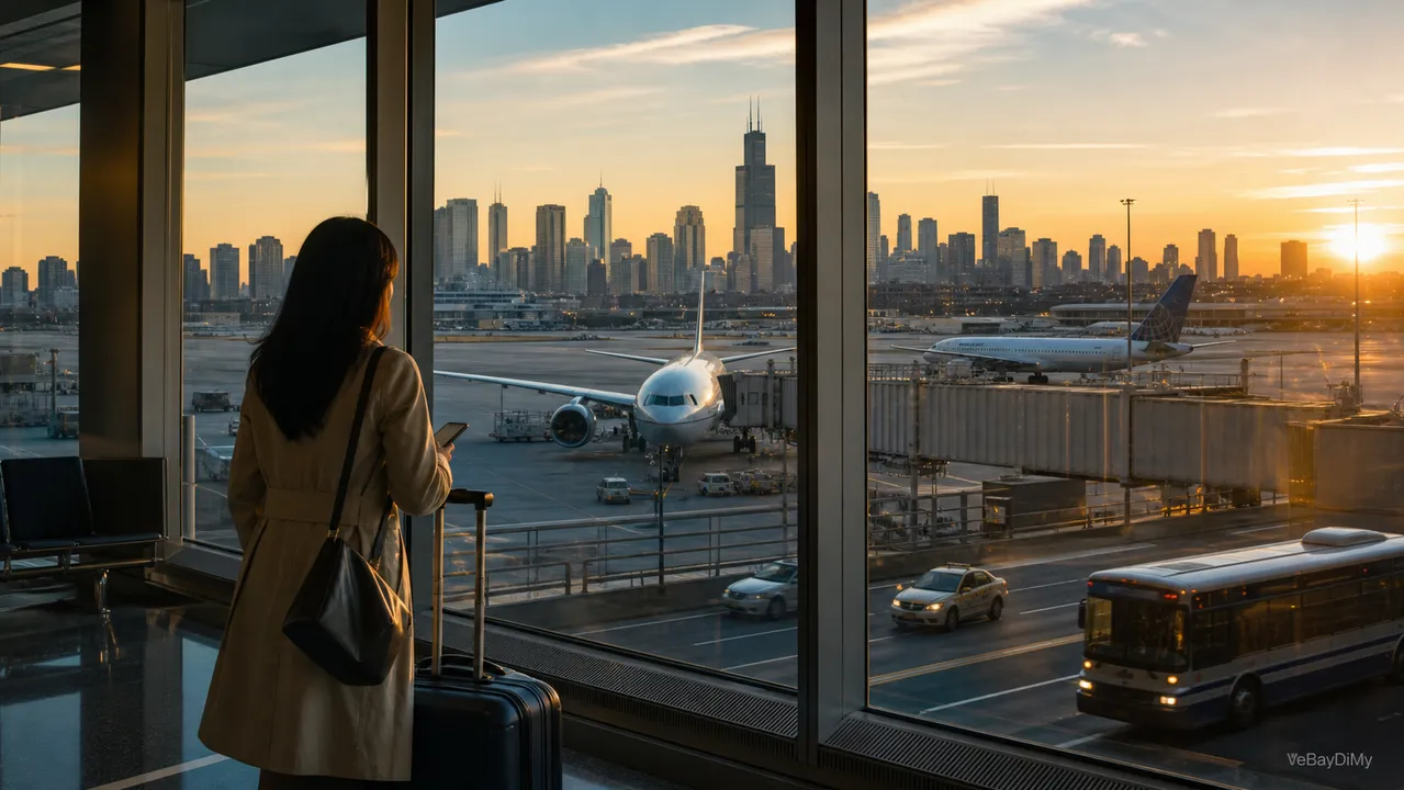 Ảnh minh họa: Vé máy bay EVA Air đi Chicago: Cẩm nang chuẩn bị hành trình từ Việt Nam