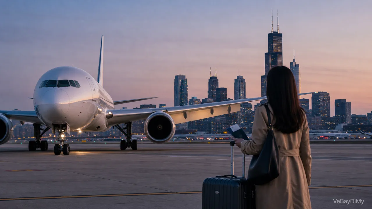 Ảnh minh họa: Vé máy bay China Eastern đi Chicago: Cẩm nang chuẩn bị hành trình từ Việt Nam