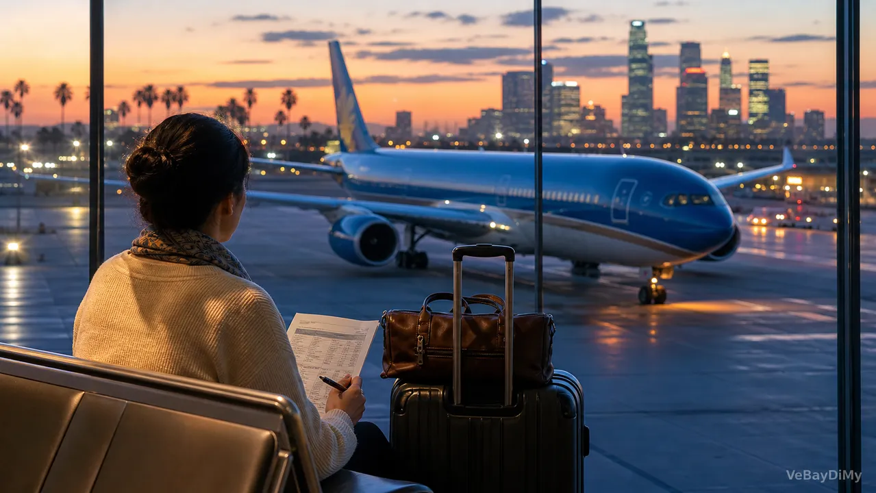 Ảnh minh họa: Vé máy bay Vietnam Airlines đi Los Angeles: Cẩm nang chuẩn bị hành trình từ Việt Nam