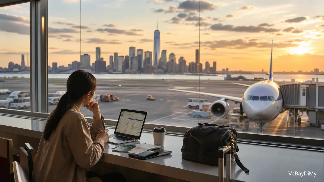 Ảnh minh họa: Vé máy bay Vietnam Airlines đi New York: Cẩm nang chuẩn bị hành trình từ Việt Nam