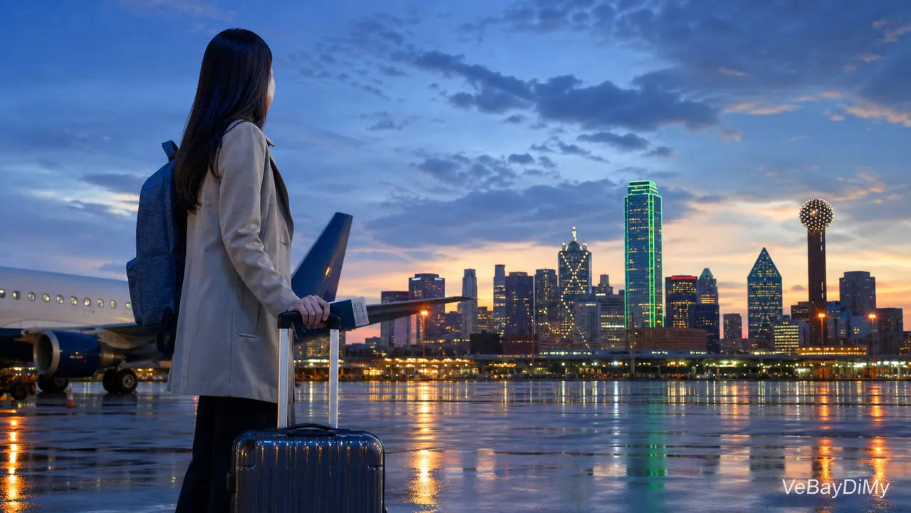 Ảnh minh họa: Vé máy bay Vietnam Airlines đi Dallas: Cẩm nang chuẩn bị hành trình từ Việt Nam