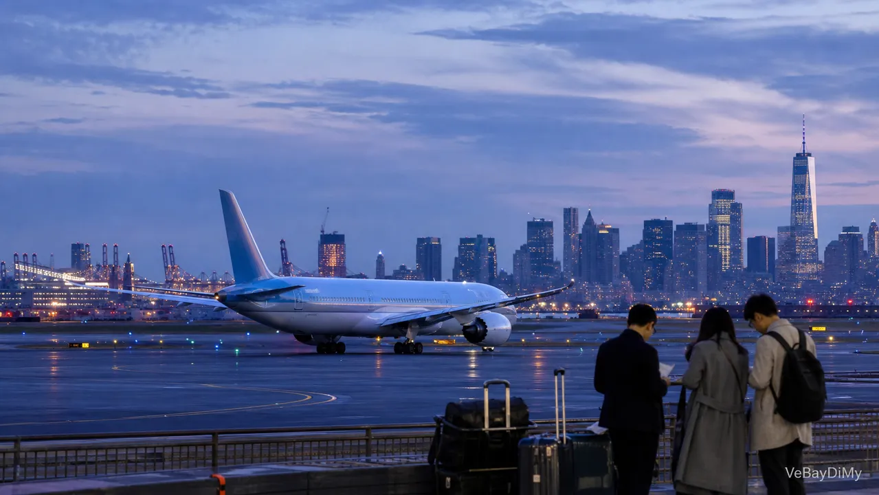 Ảnh minh họa: Vé máy bay Korean Air đi New York: Cẩm nang chuẩn bị hành trình từ Việt Nam