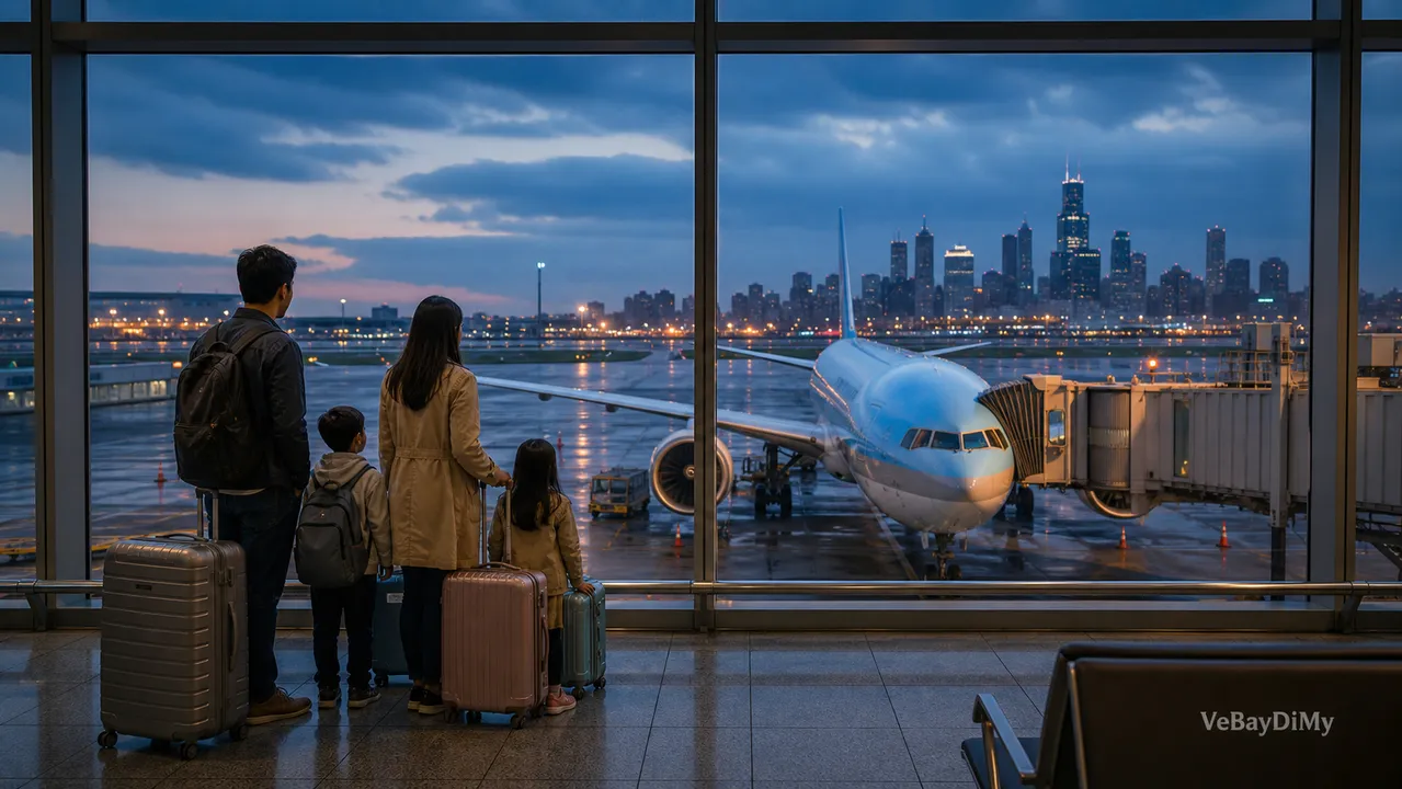 Ảnh minh họa: Vé máy bay Korean Air đi Chicago: Cẩm nang chuẩn bị hành trình từ Việt Nam