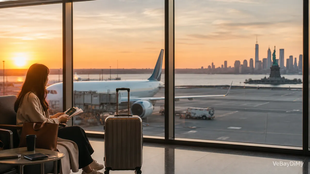 Ảnh minh họa: Vé máy bay Cathay Pacific đi New York: Cẩm nang chuẩn bị hành trình từ Việt Nam