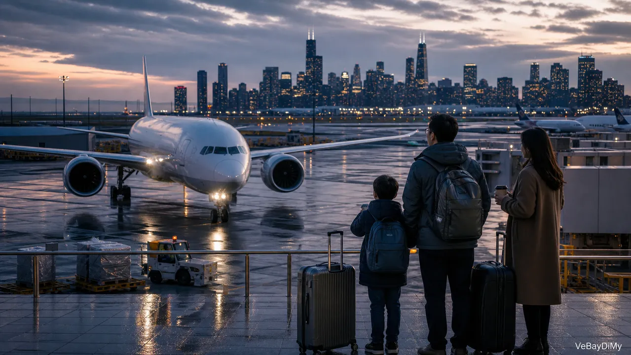 Ảnh minh họa: Vé máy bay ANA đi Chicago: Cẩm nang chuẩn bị hành trình từ Việt Nam