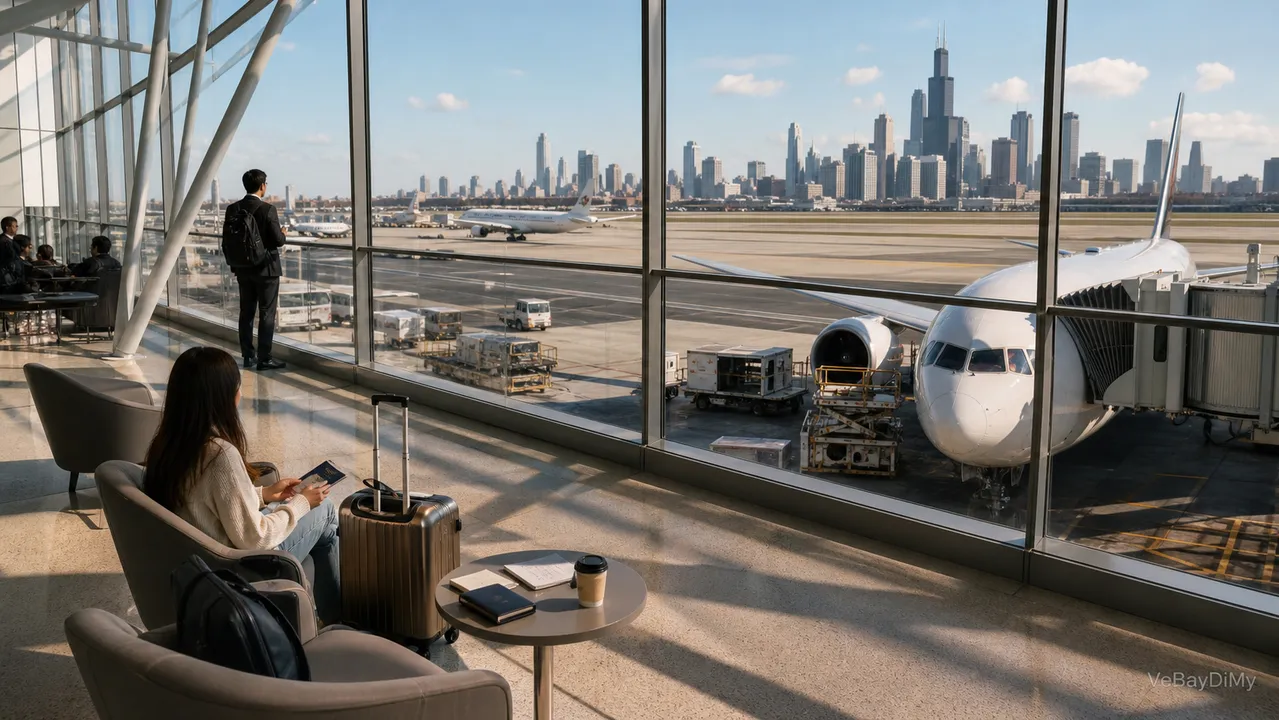 Ảnh minh họa: Vé máy bay JAL đi Chicago: Cẩm nang chuẩn bị hành trình từ Việt Nam