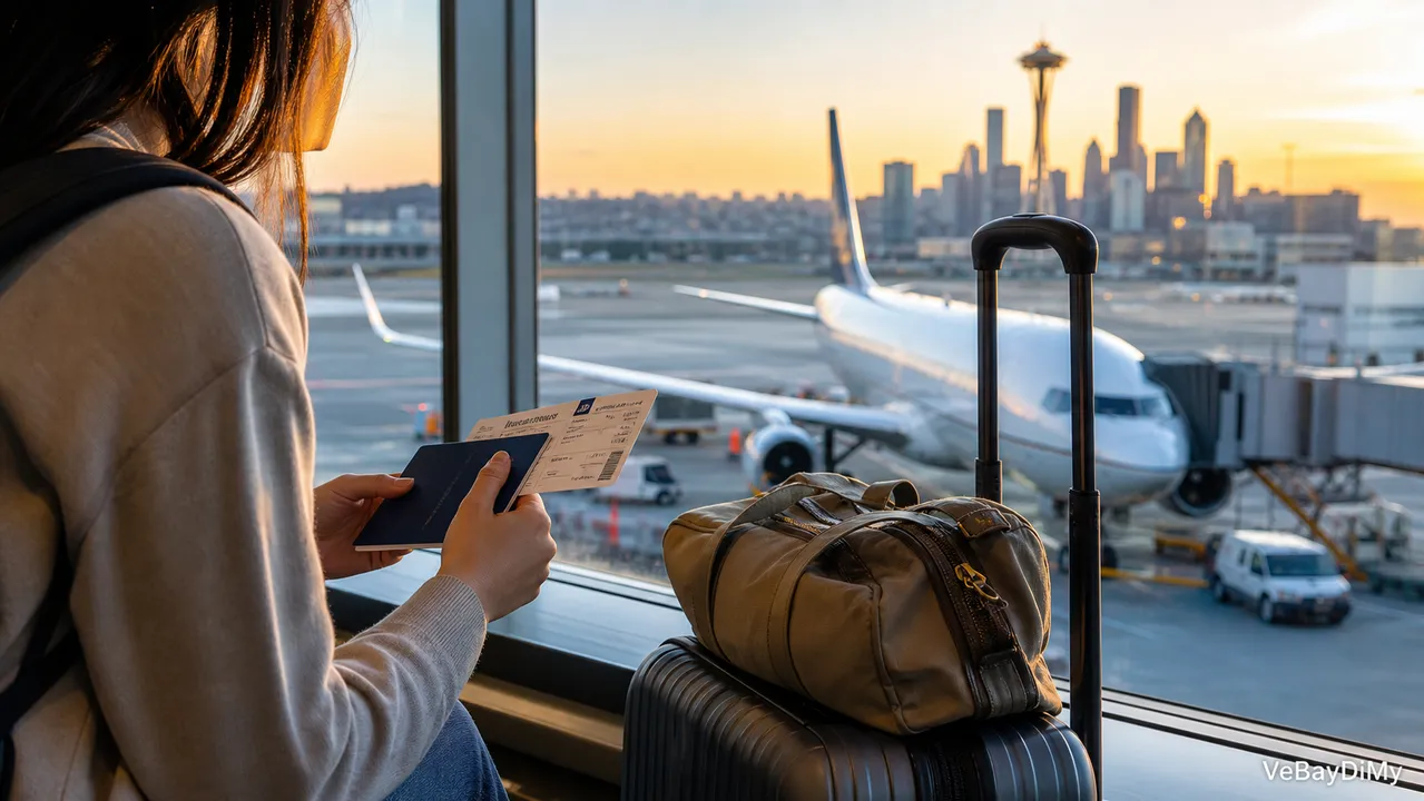 Ảnh minh họa: Vé máy bay United Airlines đi Seattle: Cẩm nang chuẩn bị hành trình từ Việt Nam