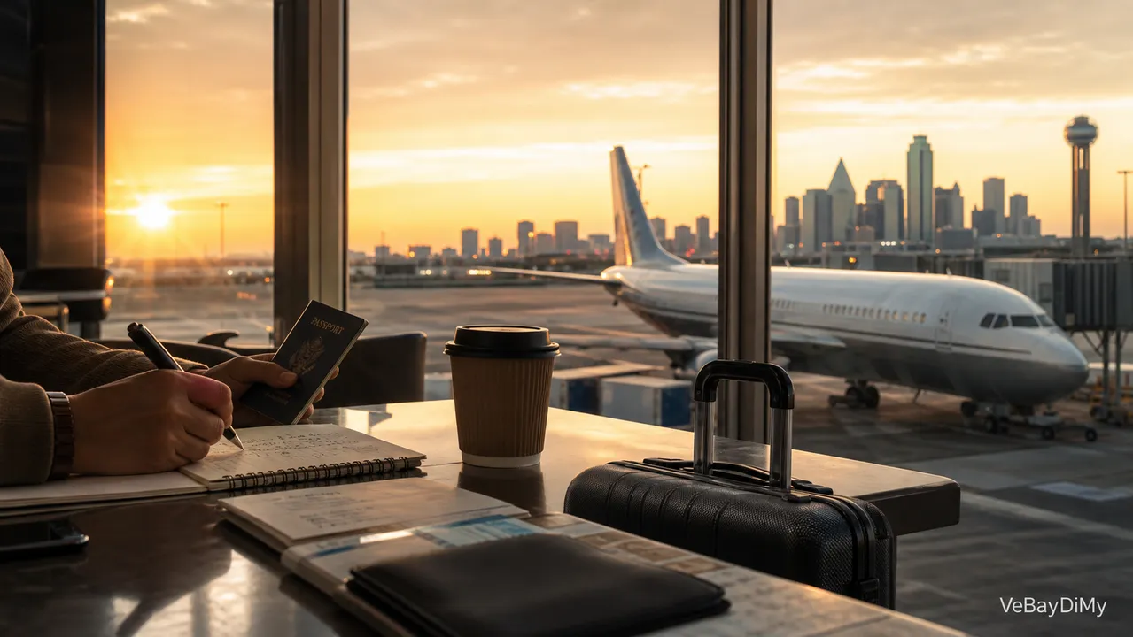 Ảnh minh họa: Vé máy bay United Airlines đi Dallas: Cẩm nang chuẩn bị hành trình từ Việt Nam