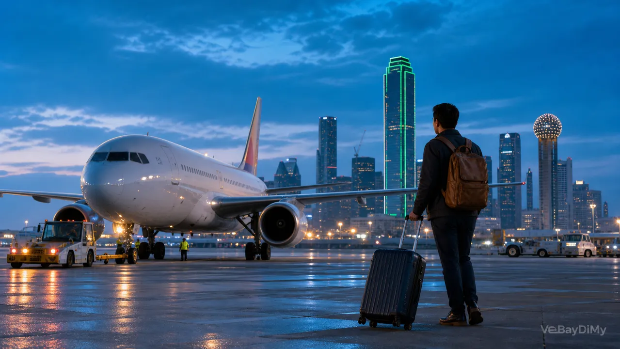 Ảnh minh họa: Vé máy bay Asiana Airlines đi Dallas: Cẩm nang chuẩn bị hành trình từ Việt Nam