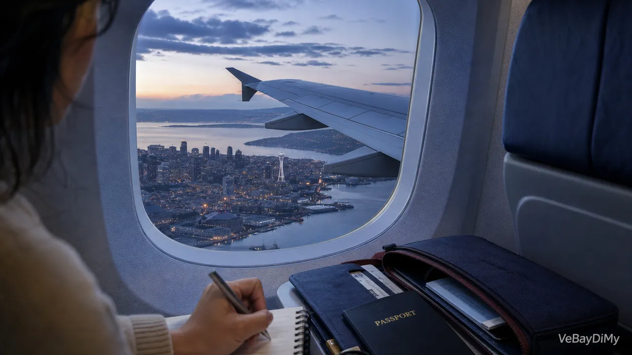 Ảnh minh họa: Vé máy bay Singapore Airlines đi Seattle: Cẩm nang chuẩn bị hành trình từ Việt Nam