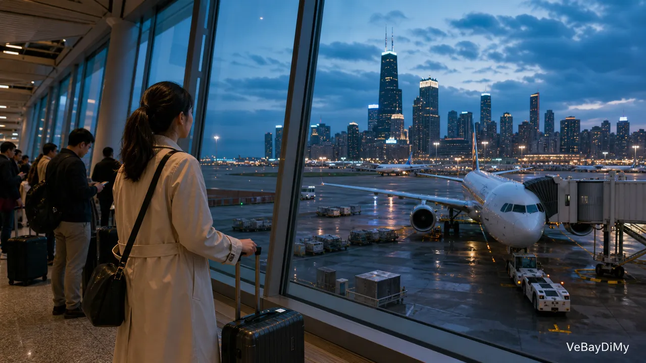 Ảnh minh họa: Vé máy bay Singapore Airlines đi Chicago: Cẩm nang chuẩn bị hành trình từ Việt Nam