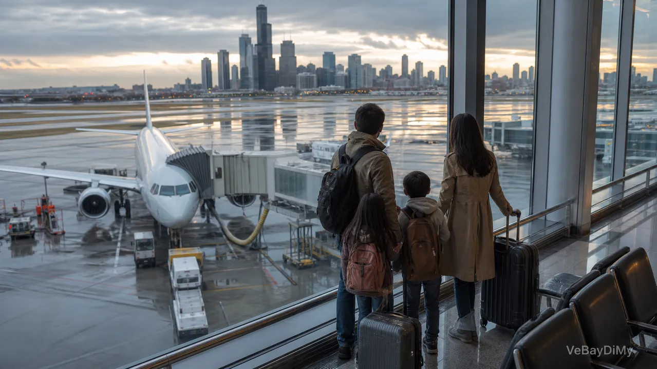 Ảnh minh họa: Vé máy bay Air Canada đi Chicago: Cẩm nang chuẩn bị hành trình từ Việt Nam