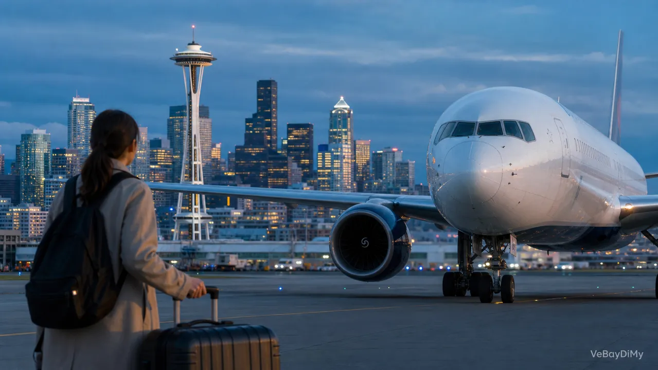 Ảnh minh họa: Vé máy bay Delta Air Lines đi Seattle: Cẩm nang chuẩn bị hành trình từ Việt Nam