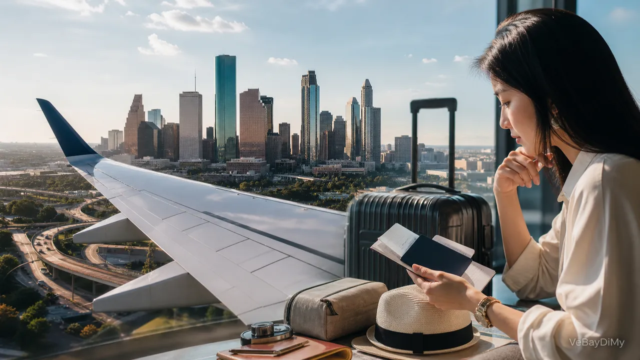 Ảnh minh họa: Vé máy bay Delta Air Lines đi Houston: Cẩm nang chuẩn bị hành trình từ Việt Nam
