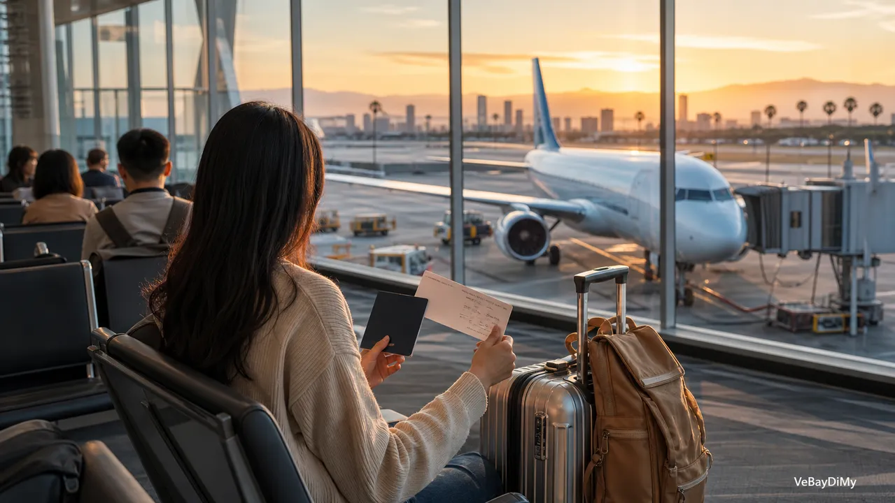 Ảnh minh họa: Vé máy bay từ Los Angeles về Việt Nam: Chọn chuyến bay và chuẩn bị hành trình