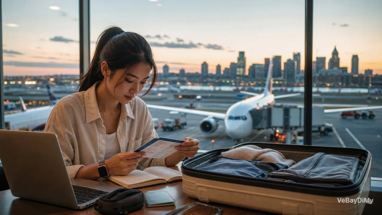 Ảnh minh họa: Vé máy bay American Airlines đi Boston: Cẩm nang chuẩn bị hành trình từ Việt Nam