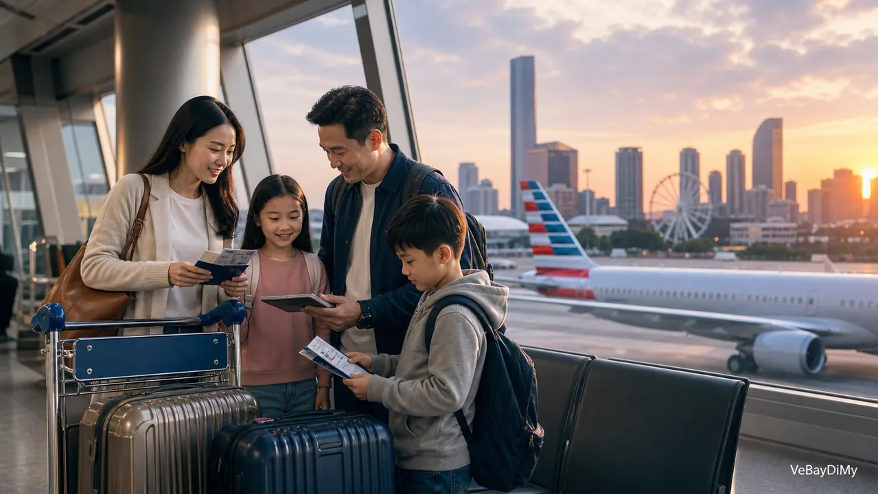 Ảnh minh họa: Vé máy bay từ Houston về Việt Nam: chọn hành trình và quá cảnh