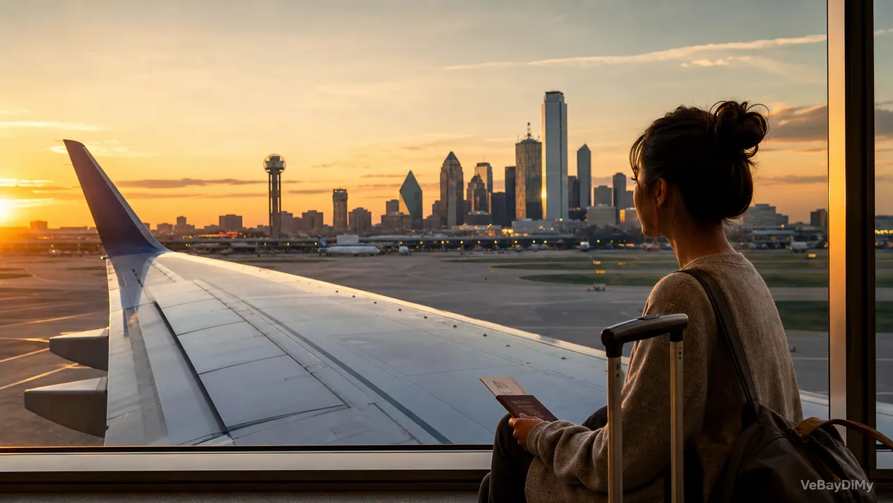 Ảnh minh họa: Vé máy bay American Airlines đi Dallas: Cẩm nang chuẩn bị hành trình từ Việt Nam