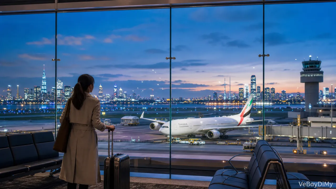Ảnh minh họa: Vé máy bay Emirates đi New York: Cẩm nang chuẩn bị hành trình từ Việt Nam