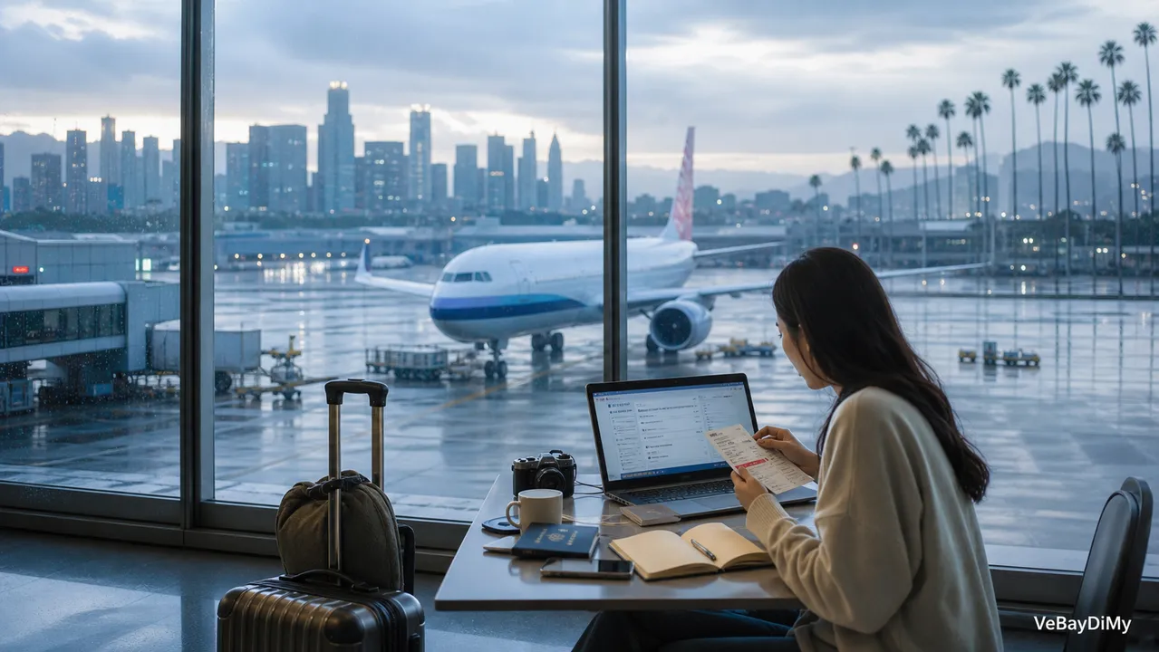 Ảnh minh họa: Vé máy bay China Airlines đi Los Angeles: cách chọn hành trình và chuẩn bị trước chuyến bay
