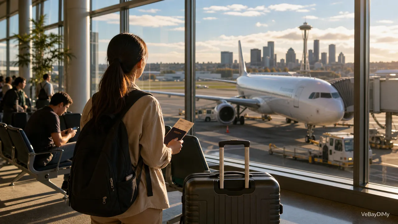 Ảnh minh họa: Vé máy bay China Airlines đi Seattle: chọn hành trình và chuẩn bị trước khi bay