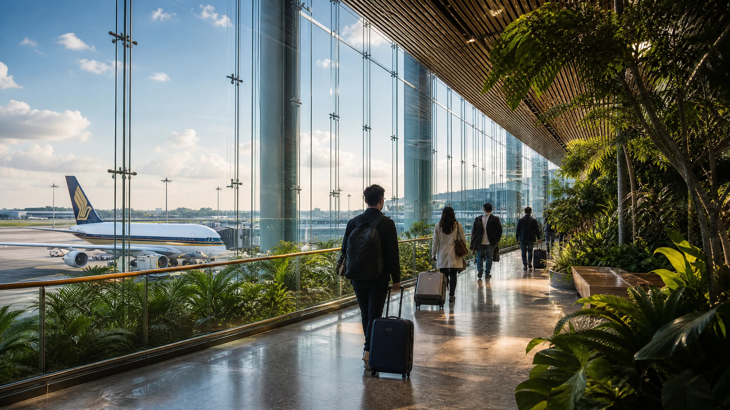Ảnh minh họa: Cẩm nang quá cảnh Singapore Airlines đi Mỹ: Sân bay Singapore Changi (SIN), thủ tục, thời gian chờ